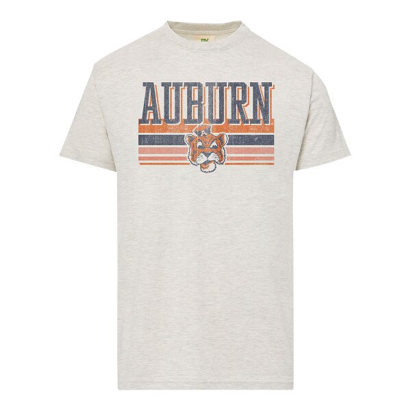 Auburn Distressed Beanie Tiger Tee